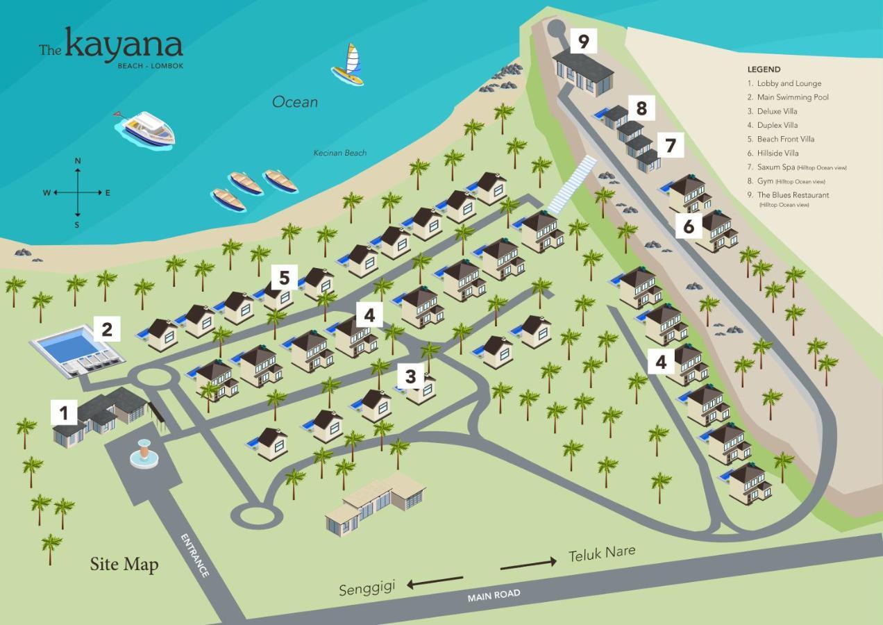 The Kayana Beach Lombok Senggigi Esterno foto
